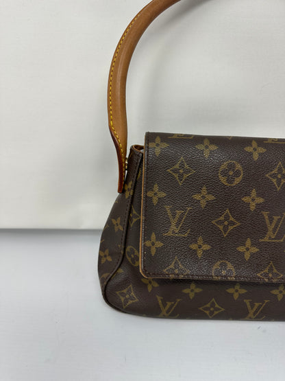 Louis Vuitton Looping Monogram Brown Canvas Shoulder Bag