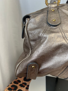 Valentino Metallic Leather Shoulder Bag