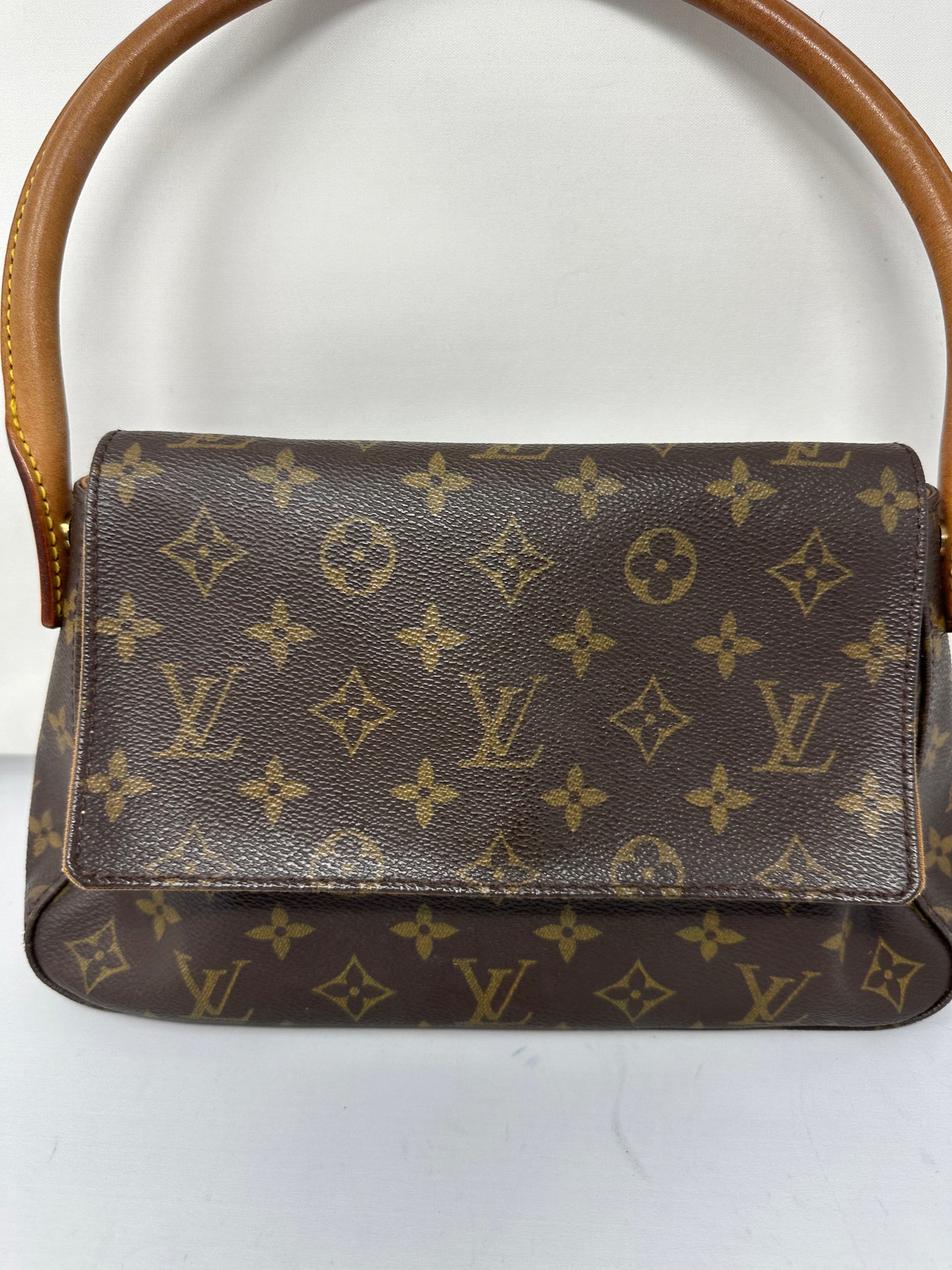 Louis Vuitton Looping Monogram Brown Canvas Shoulder Bag