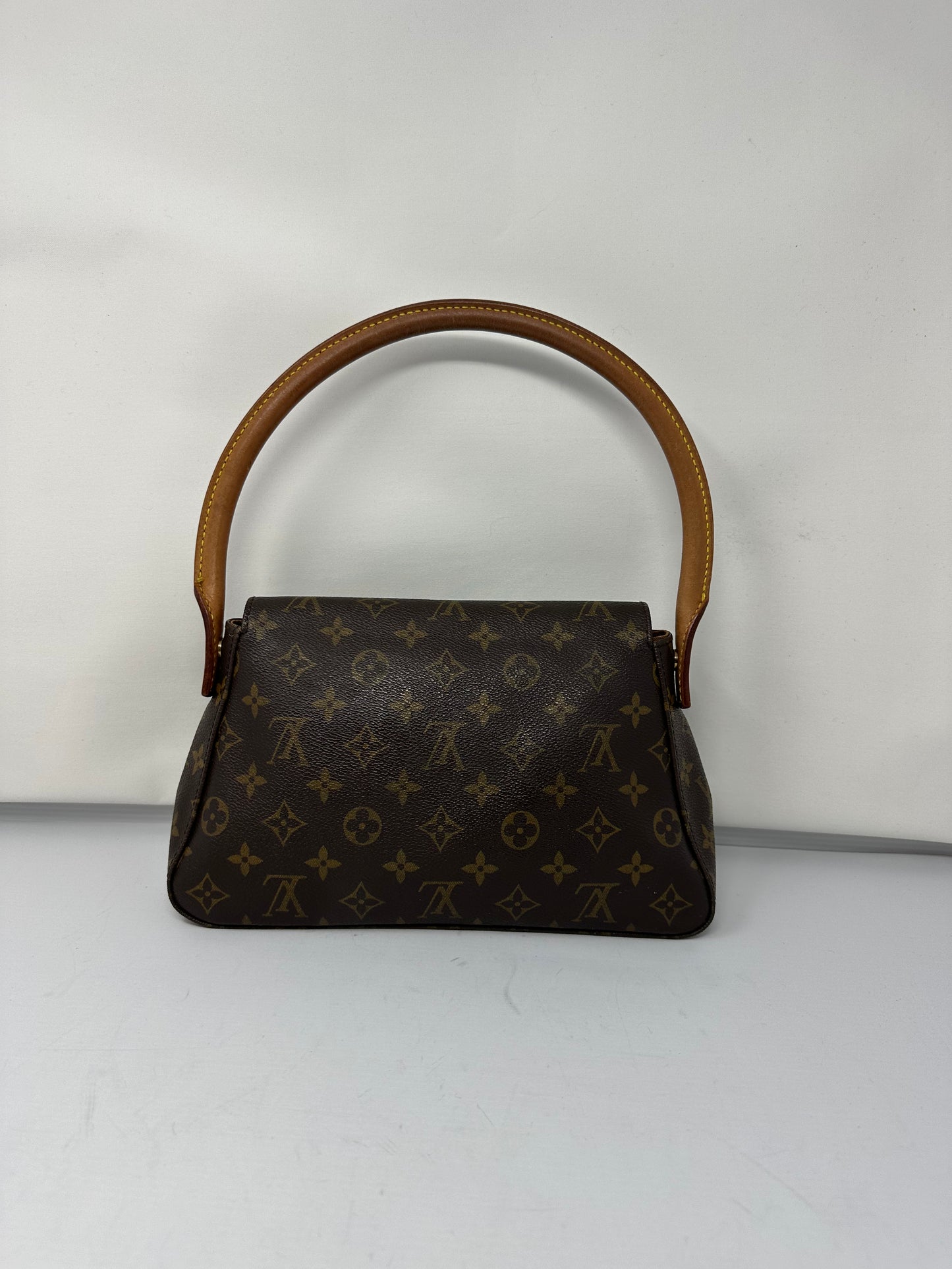 Louis Vuitton Looping Monogram Brown Canvas Shoulder Bag