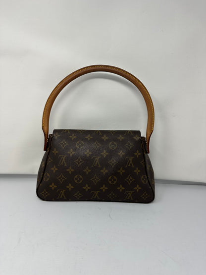 Louis Vuitton Looping Monogram Brown Canvas Shoulder Bag