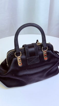 Christian Dior Hardcore Mini Satin & Suede Tote - John Galliano Era