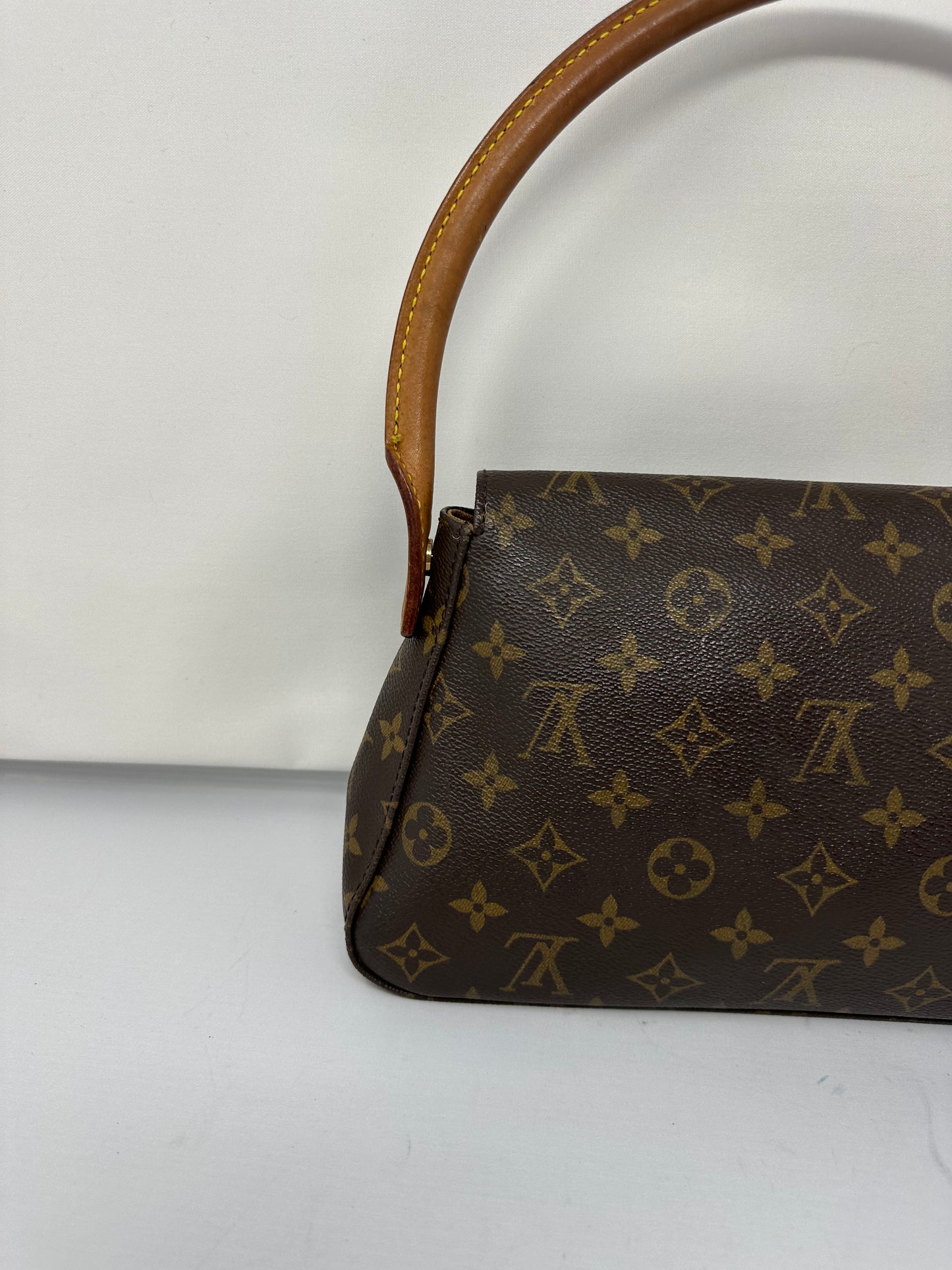 Louis Vuitton Looping Monogram Brown Canvas Shoulder Bag