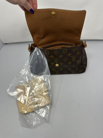 Louis Vuitton Looping Monogram Brown Canvas Shoulder Bag
