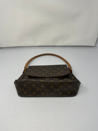 Louis Vuitton Looping Monogram Brown Canvas Shoulder Bag