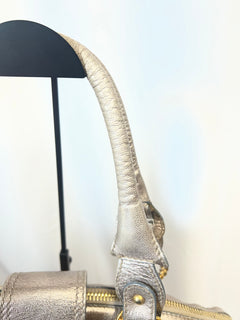 Valentino Metallic Leather Shoulder Bag