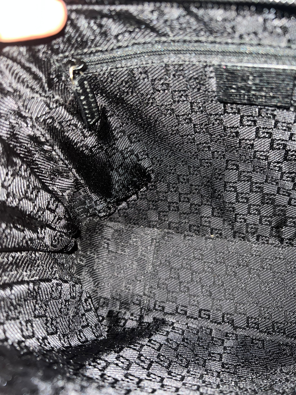 Gucci Tom Ford Black Shoulder Bag Logo