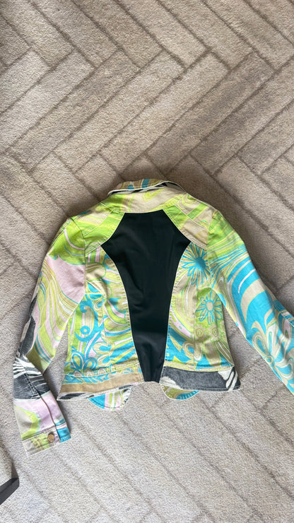 Roberto Cavalli Green Zebra Set