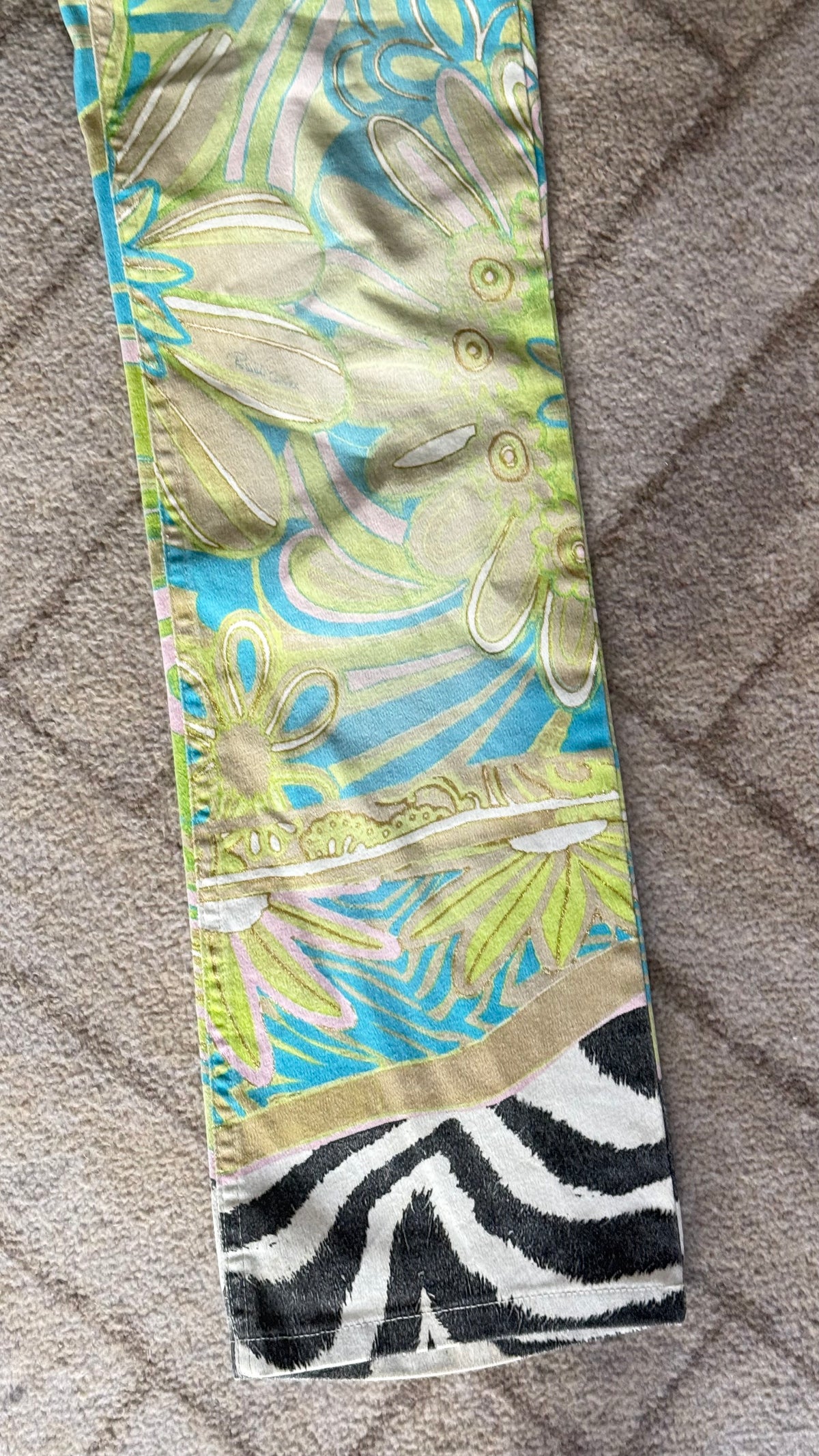 Roberto Cavalli Green Zebra Set