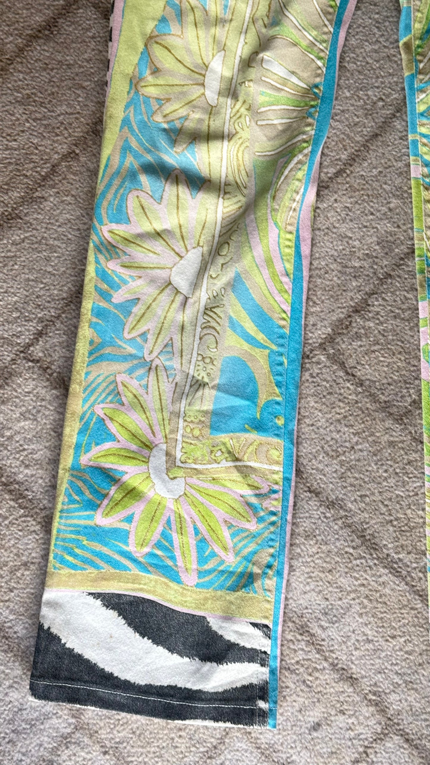 Roberto Cavalli Green Zebra Set