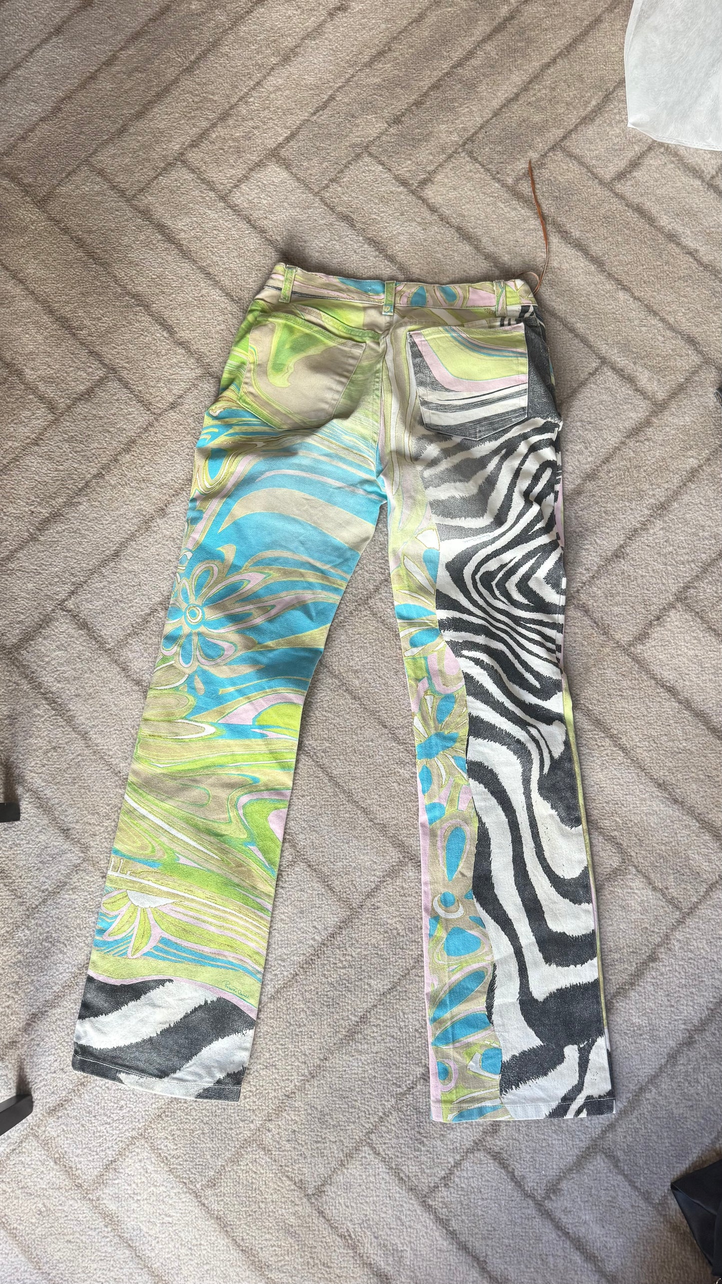 Roberto Cavalli Green Zebra Set