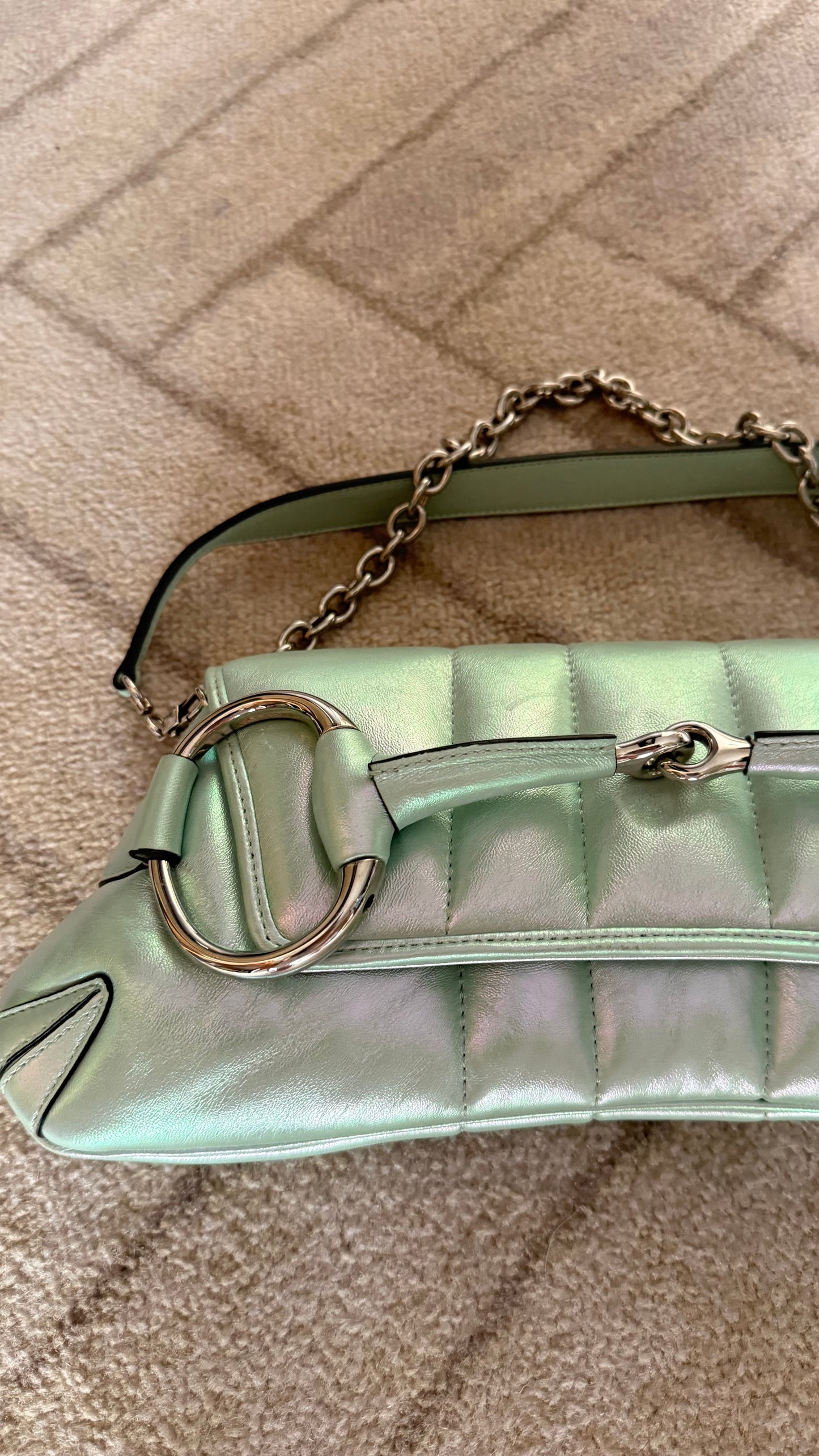 Gucci Horsebit Seafoam