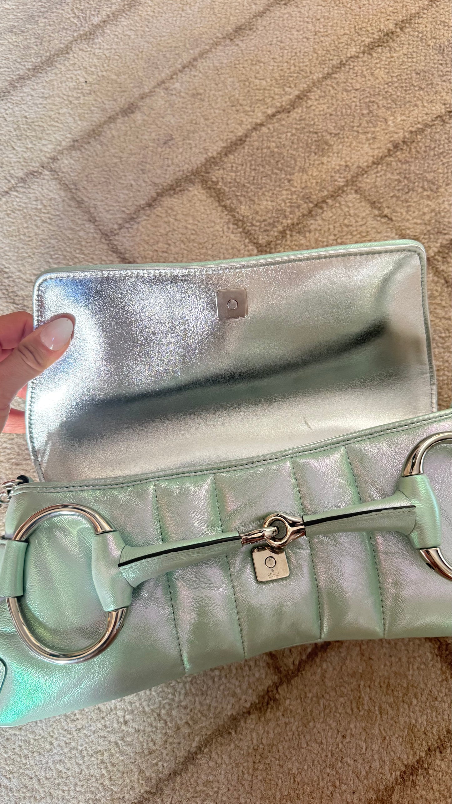 Gucci Horsebit Seafoam