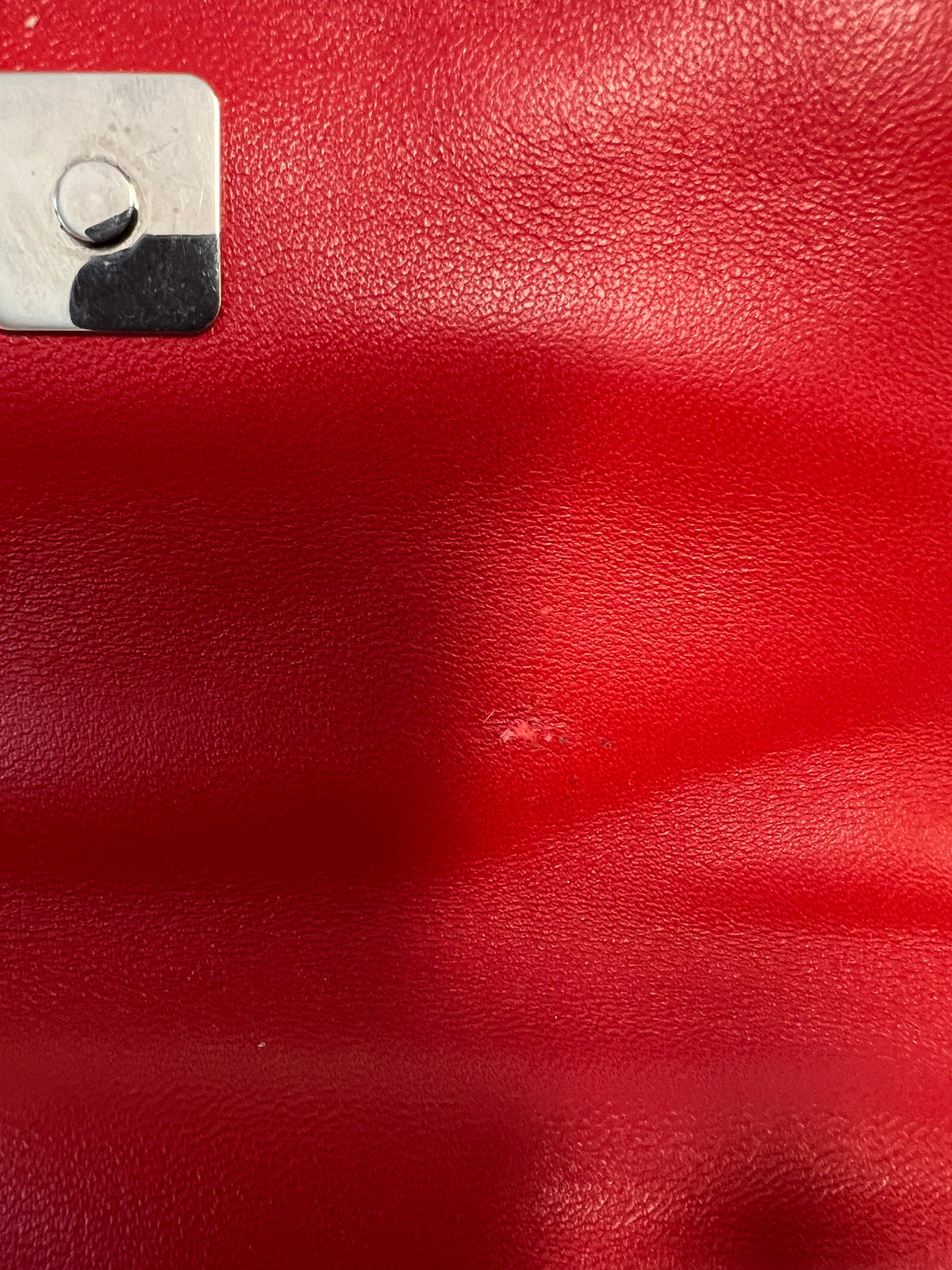 Gucci Horsebit Chain Shoulder Bag Red Quilted Leather