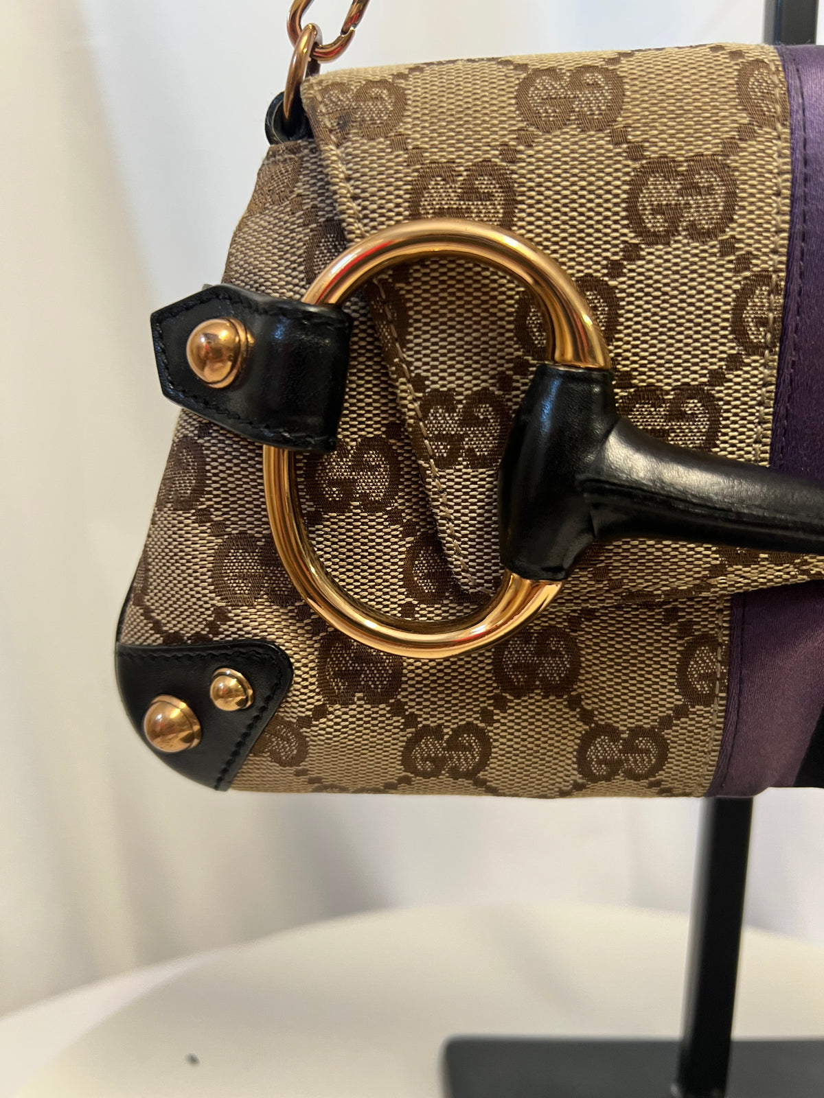 Gucci Tom Ford Era Horsebit Clutch Shoulder Bag
