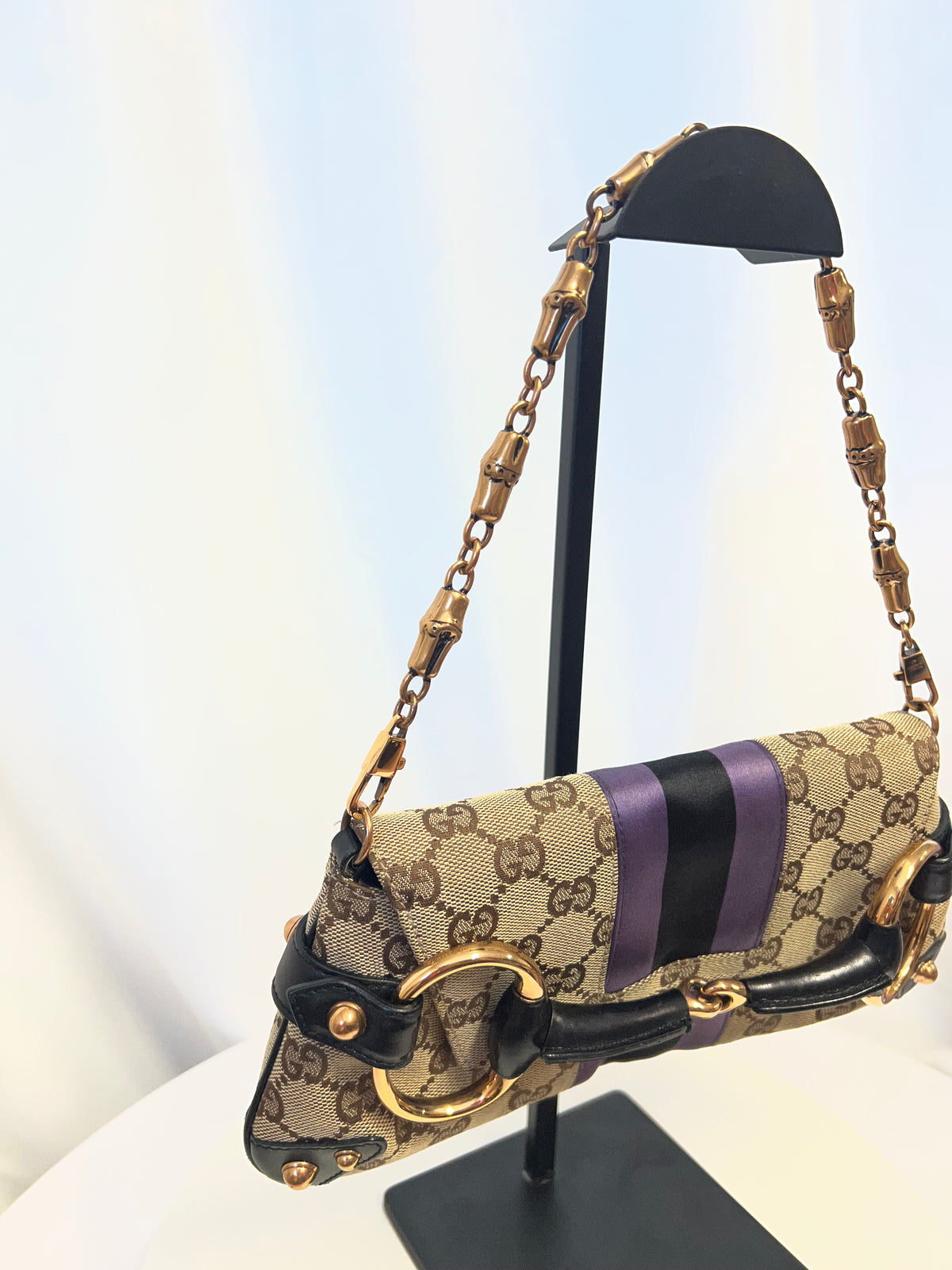 Gucci Tom Ford Era Horsebit Clutch Shoulder Bag