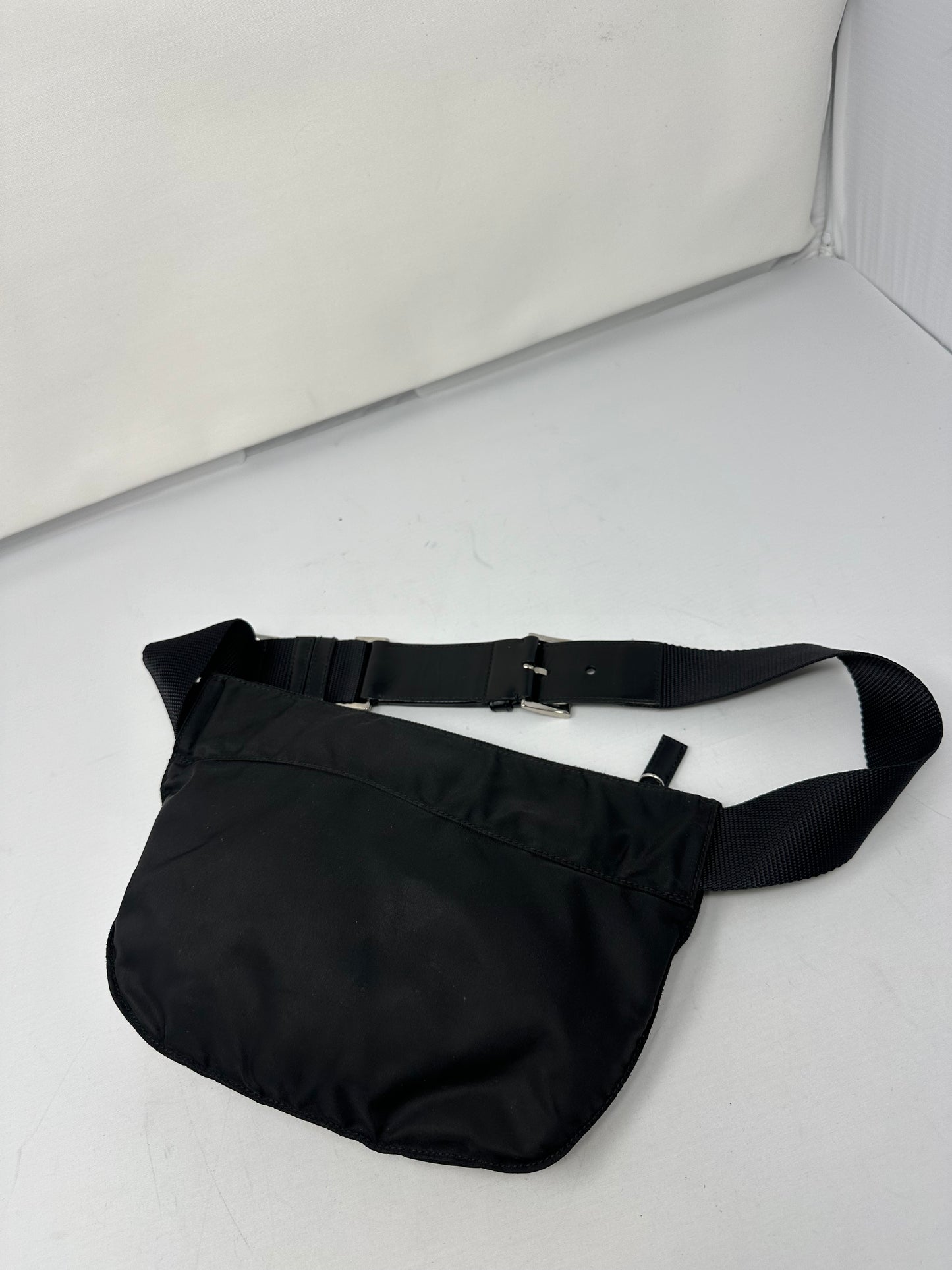 Prada Black Tessuto Belt Bag (comes with original duster)