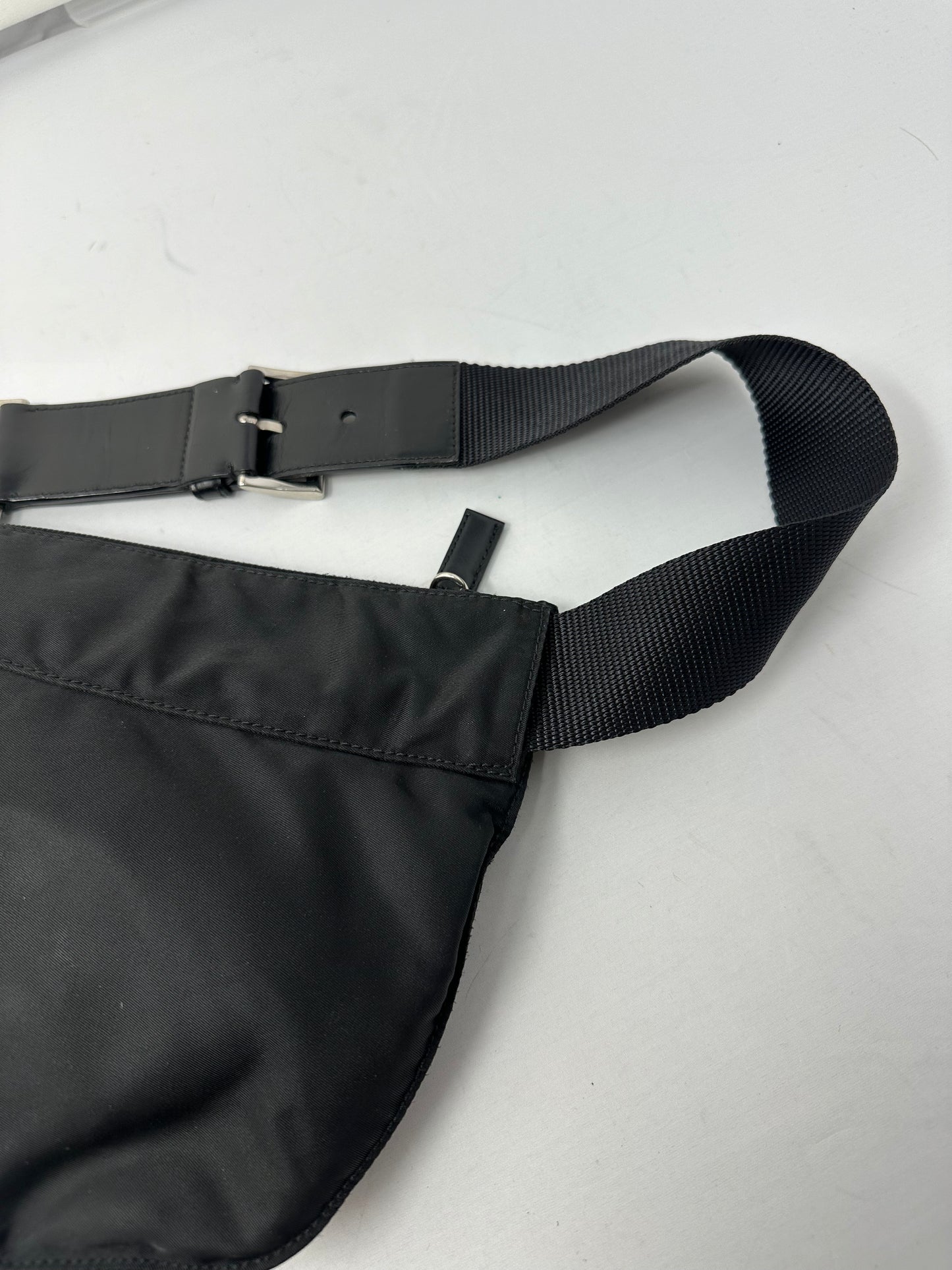 Prada Black Tessuto Belt Bag (comes with original duster)