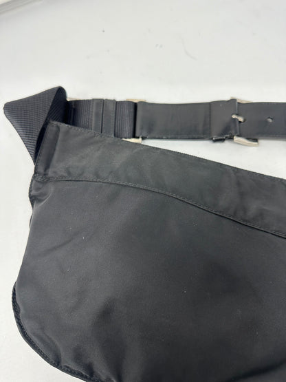 Prada Black Tessuto Belt Bag (comes with original duster)