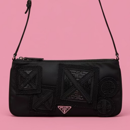 Prada Beaded Black Pochette