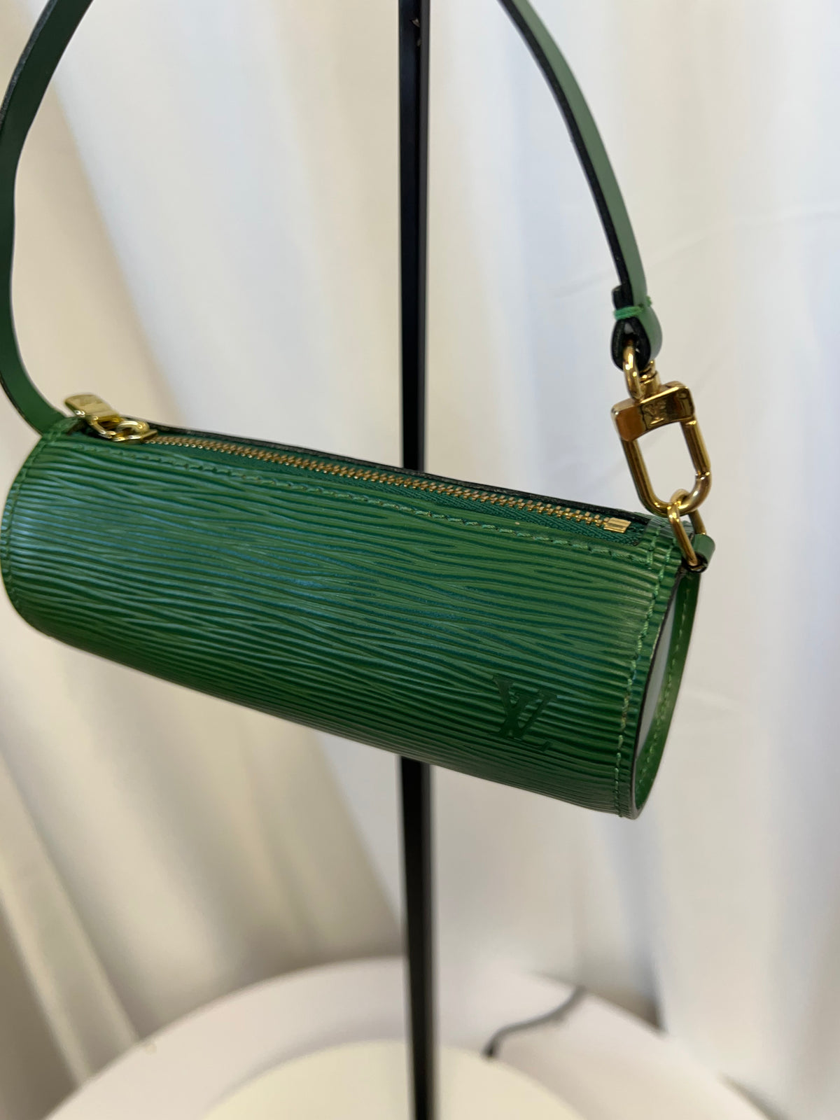 Louis Vuitton Mini Papillon Borneo Green Epi Leather