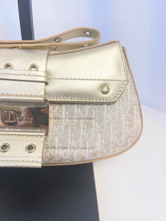 Christian Dior Street Chic Columbus Oblique Clutch - John Galliano Era