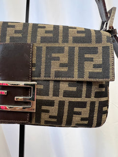 Fendi Zucca Print Baguette