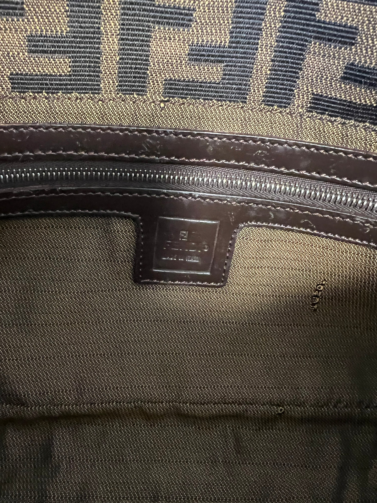 Fendi Zucca Print Baguette