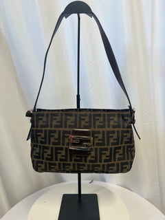 Fendi Zucca Print Mamma Baguette Shoulder Bag