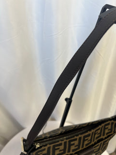 Fendi Zucca Print Mamma Baguette Shoulder Bag