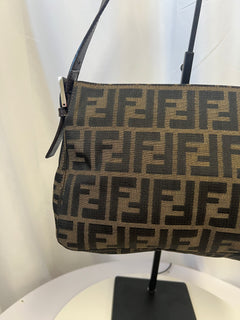 Fendi Zucca Print Mamma Baguette Shoulder Bag