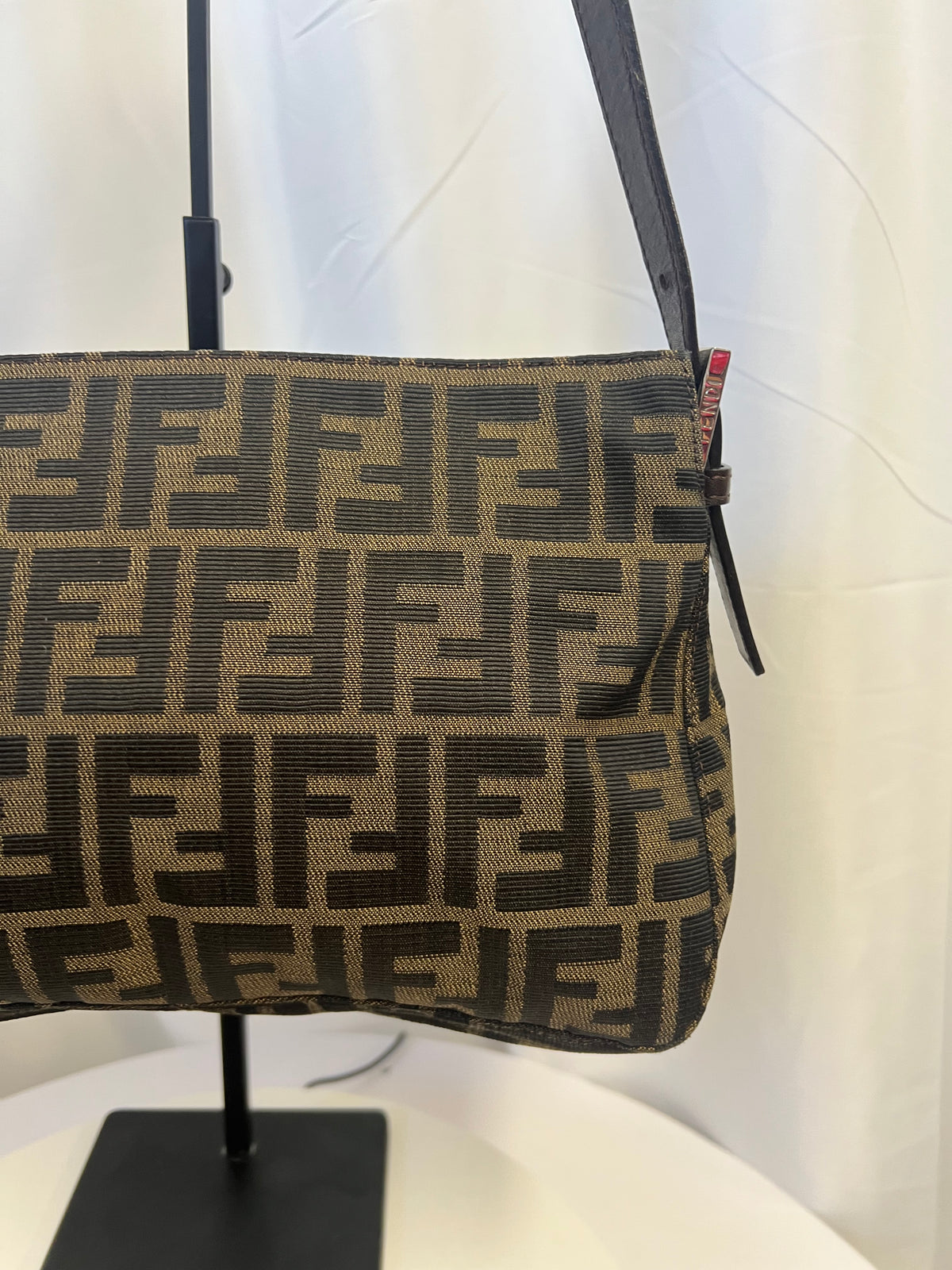 Fendi Zucca Print Mamma Baguette Shoulder Bag