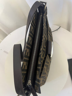 Fendi Zucca Print Mamma Baguette Shoulder Bag