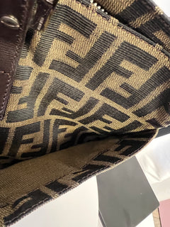 Fendi Zucca Print Mamma Baguette Shoulder Bag