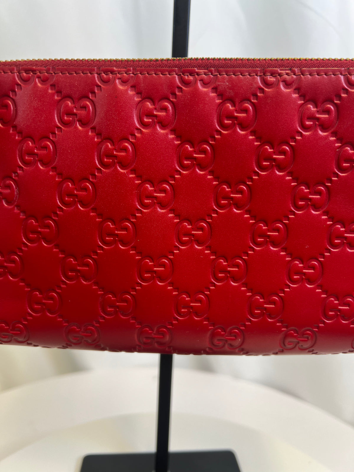 Gucci Red GG Chain Shoulder Bag