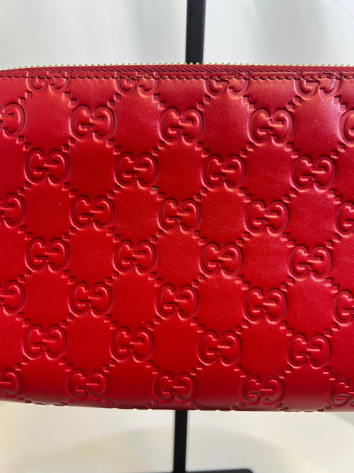 Gucci Red GG Chain Shoulder Bag