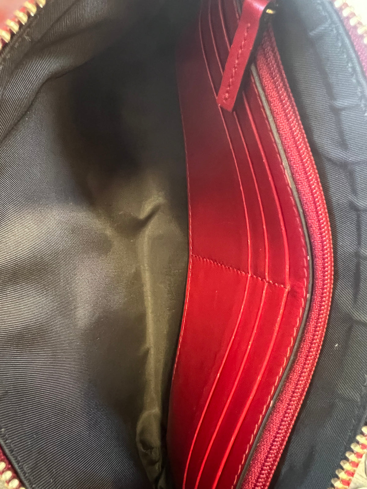 Gucci Red GG Chain Shoulder Bag