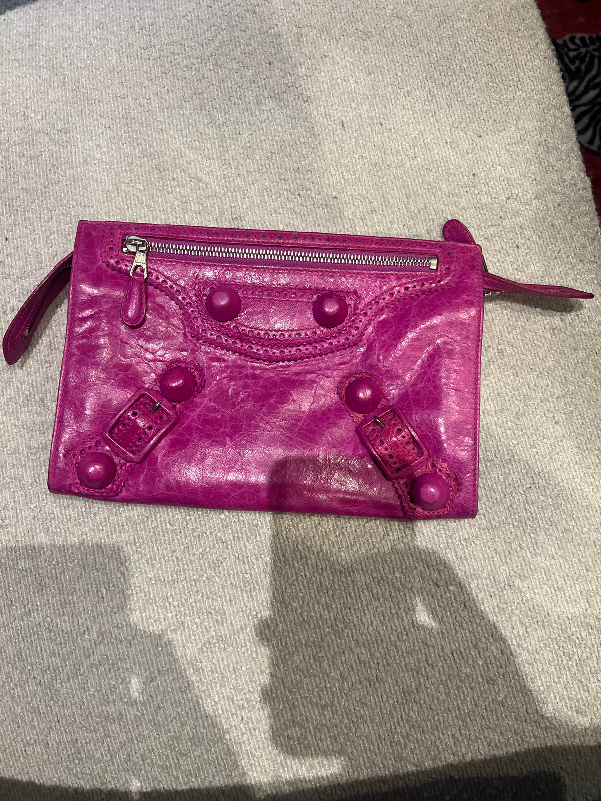 Balenciaga Pink Clutch