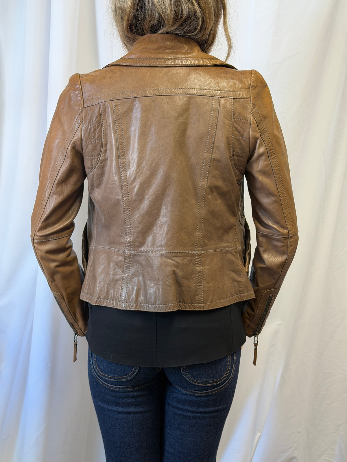 Burberry London Leather Biker Jacket