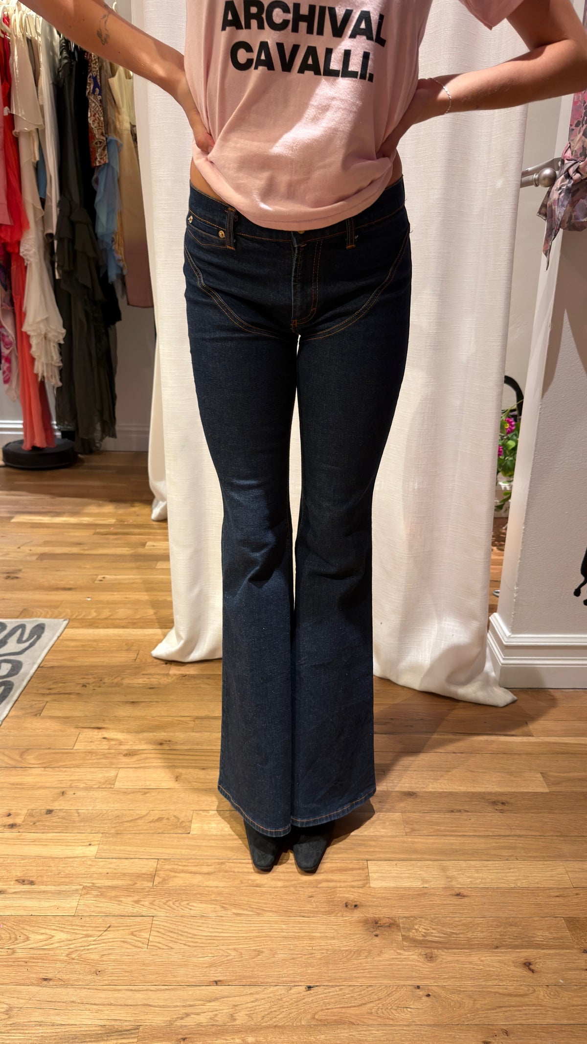 Vintage D&G Dark Wash Flared Jeans