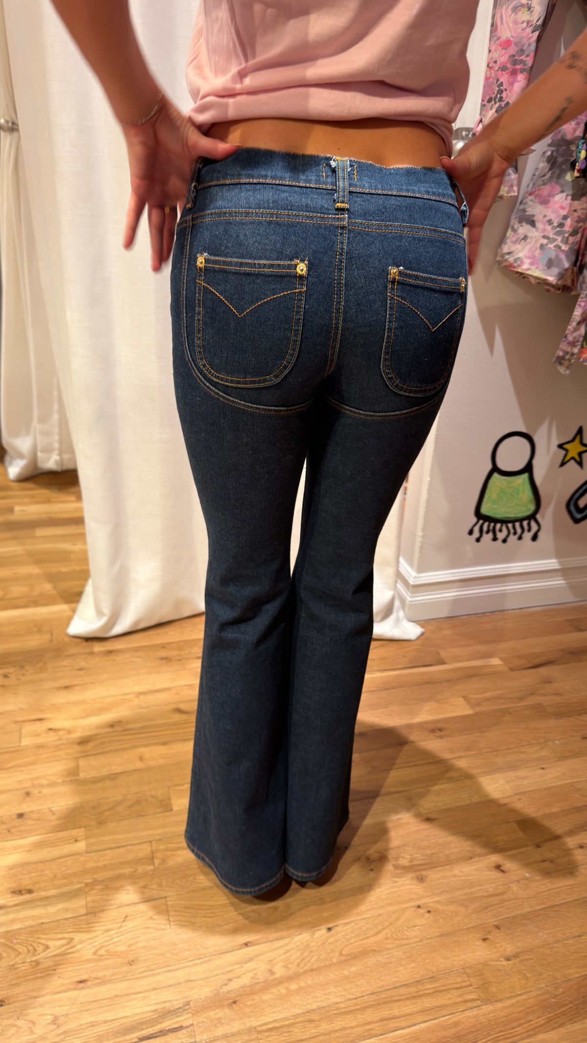 Vintage D&G Dark Wash Flared Jeans