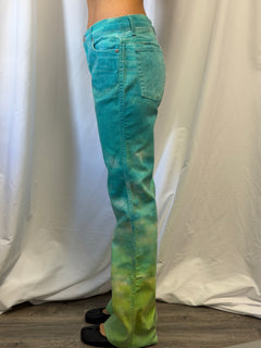 Cavalli Jeans Gradient Tie-Dye Flare Jeans