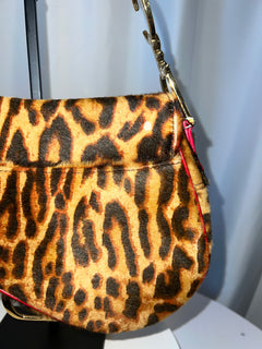 Christian Dior Pony Hair Leopard Saddle