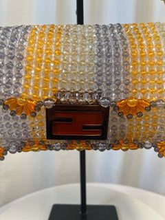Fendi Beaded Floral Baguette