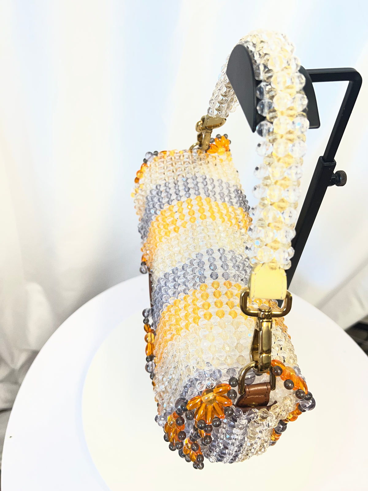Fendi Beaded Floral Baguette