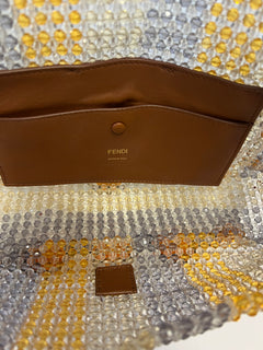 Fendi Beaded Floral Baguette