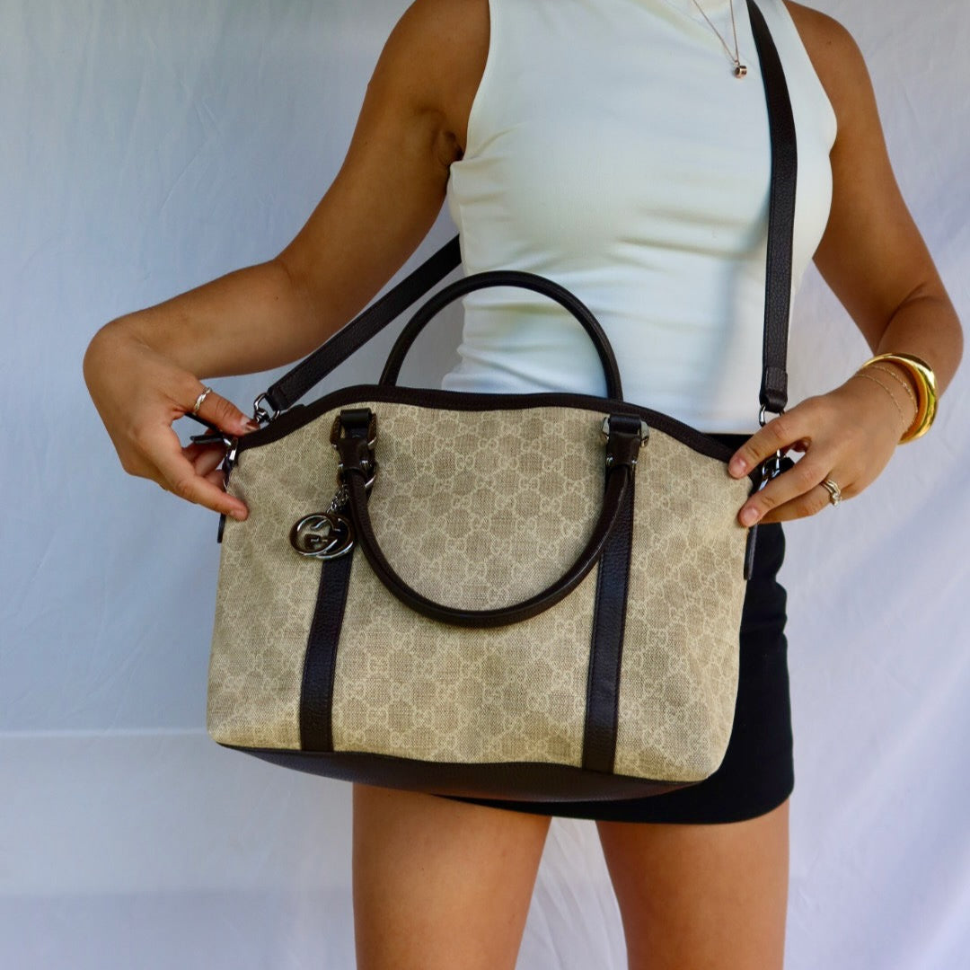 Gucci Top Handle GG Canvas
