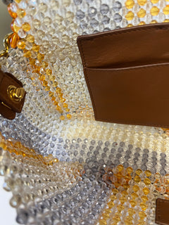 Fendi Beaded Floral Baguette