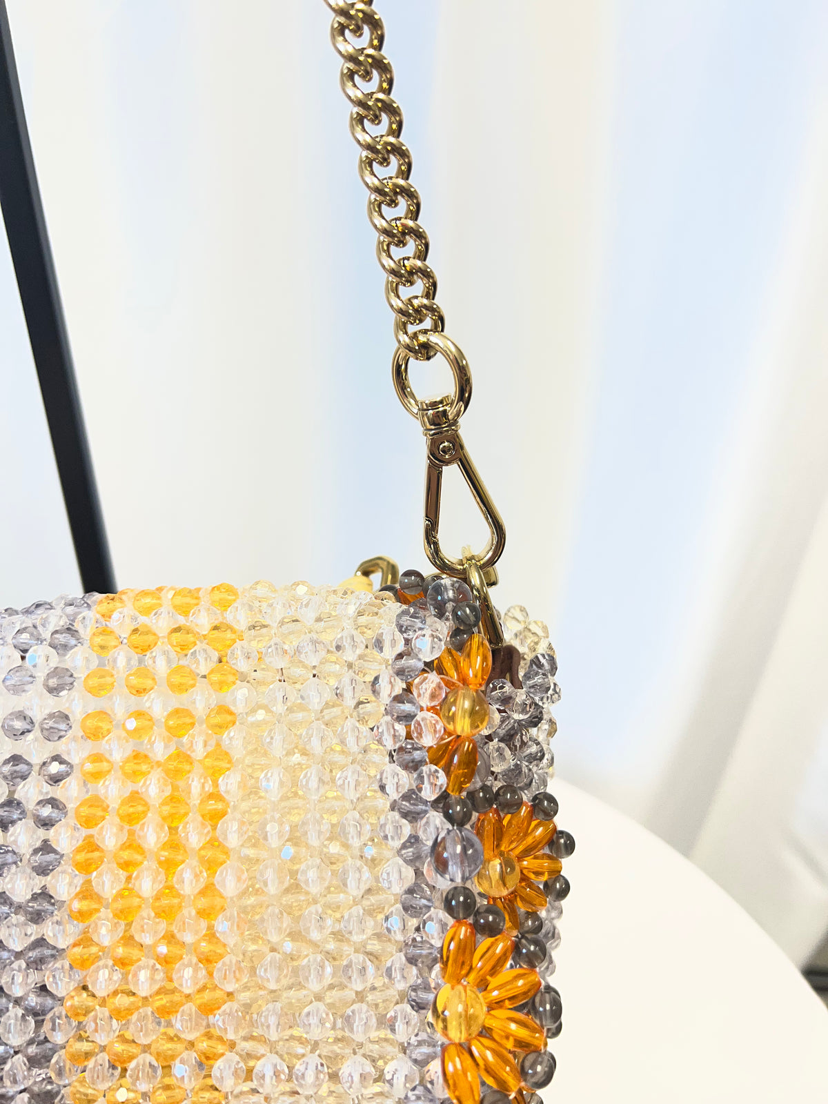 Fendi Beaded Floral Baguette