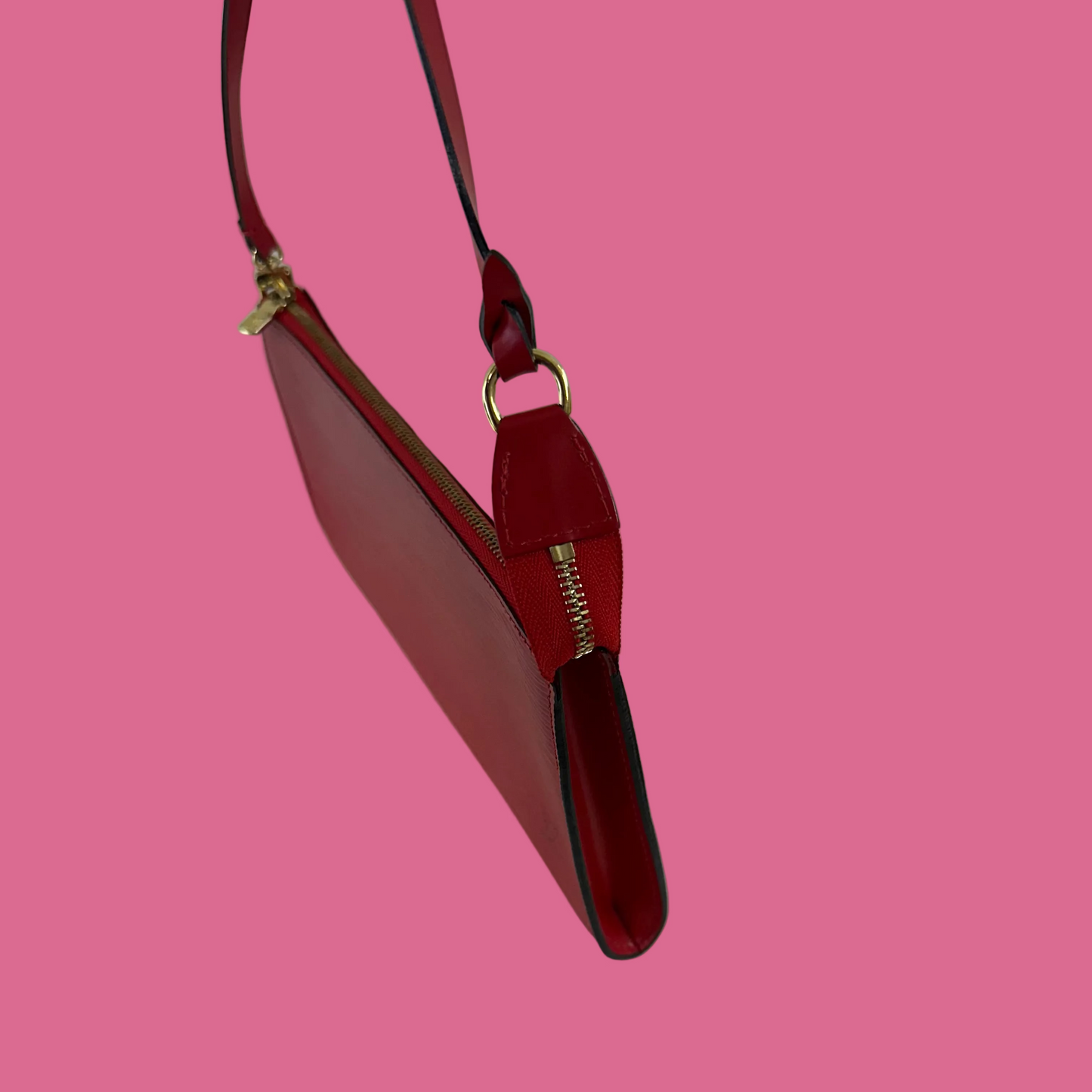 Louis Vuitton Red Epi Leather Pochette